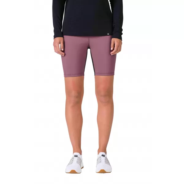  Rövid női leggings HANNAH LIS PRO ANTRACIT/ROAN ROUGE 