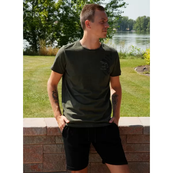  Férfi póló ALTISPORT CLARK KHAKI 