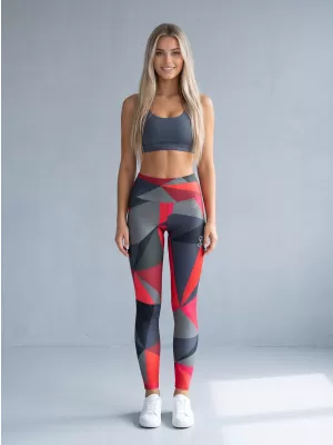 Női hosszú prémium leggings ALTISPORT VOJ/ALW007LEG01 PIROS