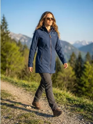 Női softshell kabát ALTISPORT CIARA SÖTÉTKÉK