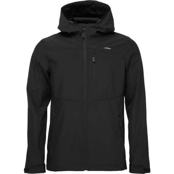  Férfi softshell kabát LOAP LADAN SFM2401 FEKETE 