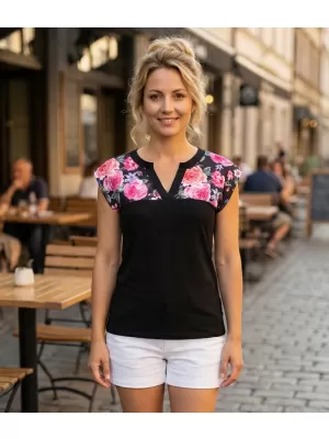 Női póló ALTISPORT CLARA FEKETE