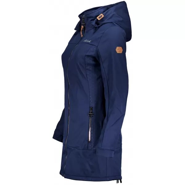  Női softshell kabát ALTISPORT CIARA SÖTÉTKÉK 