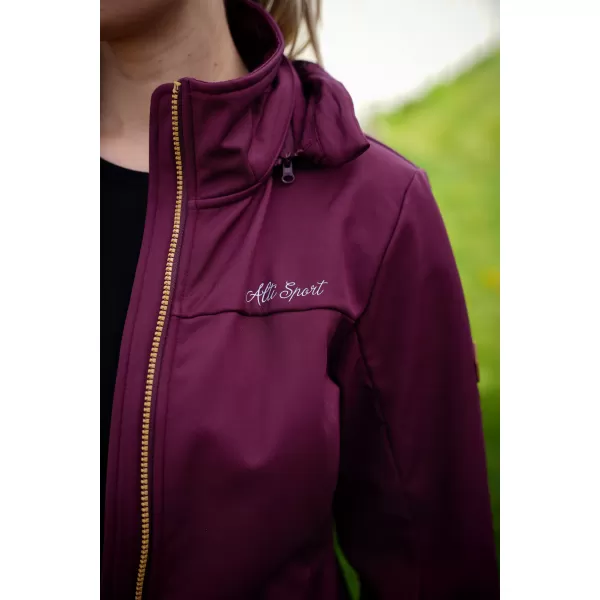  Női softshell kabát ALTISPORT CIARA BURGUNDIA 