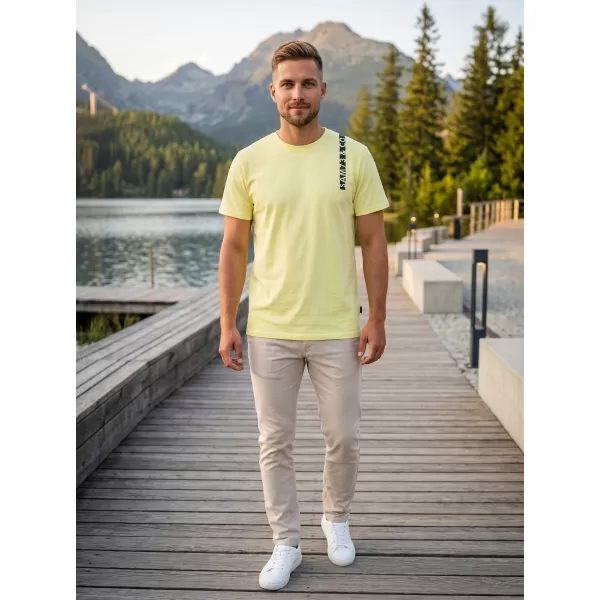  Férfi póló SAM 73 FABIO MT 842 VILÁGOS SÁRGA 