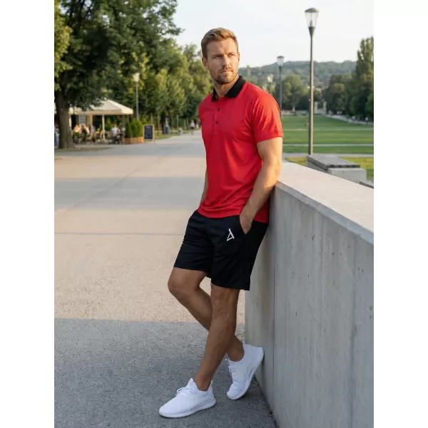 Férfi prémium funkcionális rövidnadrág ALTISPORT VOJ/ALM013KRA01 FEKETE 