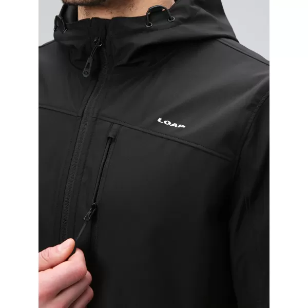  Férfi softshell kabát LOAP LADAN SFM2401 FEKETE 