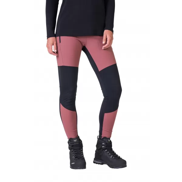  Női kültéri leggings HANNAH ELISA PRO ANTRACIT/ROAN ROUGE 