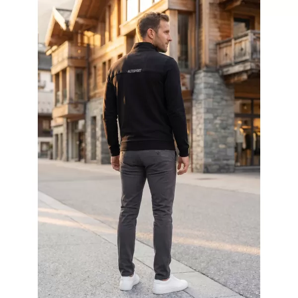  Férfi pulóver ALTISPORT CORDEL FEKETE 
