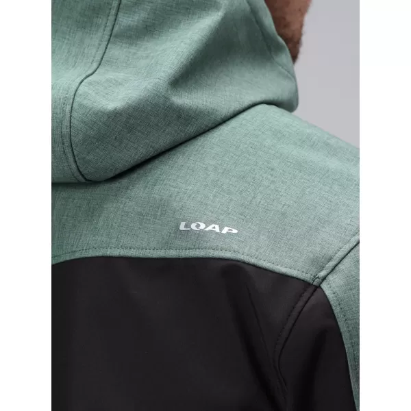  Férfi softshell kabát LOAP LADAN SFM2401 ZÖLD 