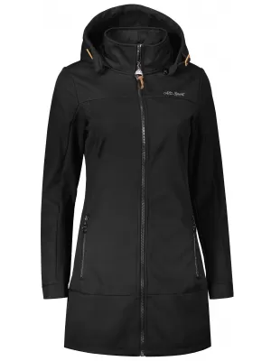 Női softshell kabát ALTISPORT CIARA FEKETE