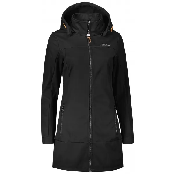  Női softshell kabát ALTISPORT CIARA FEKETE 
