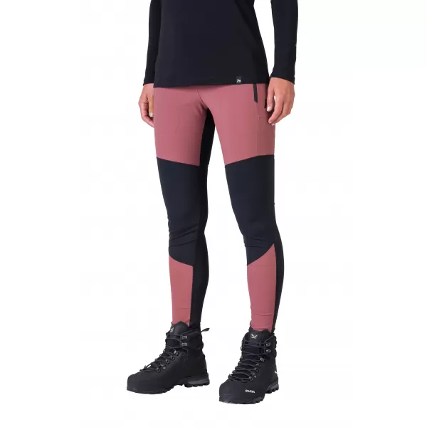  Női kültéri leggings HANNAH ELISA PRO ANTRACIT/ROAN ROUGE 