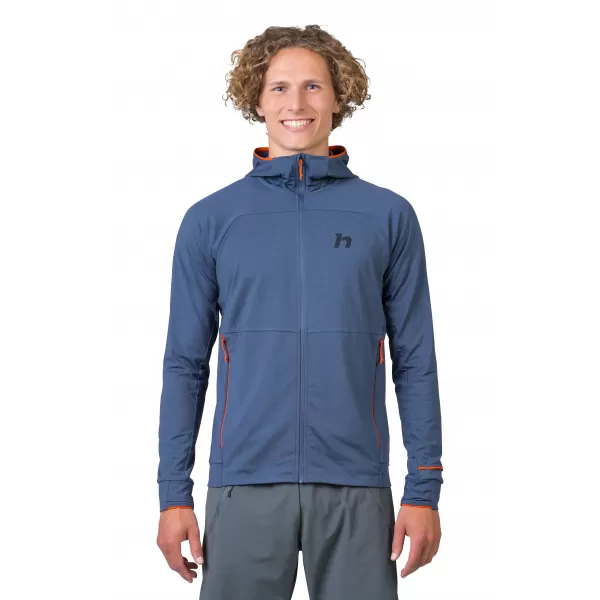  Férfi pulóver HANNAH ETHAN HOODY BERING SEA MEL 