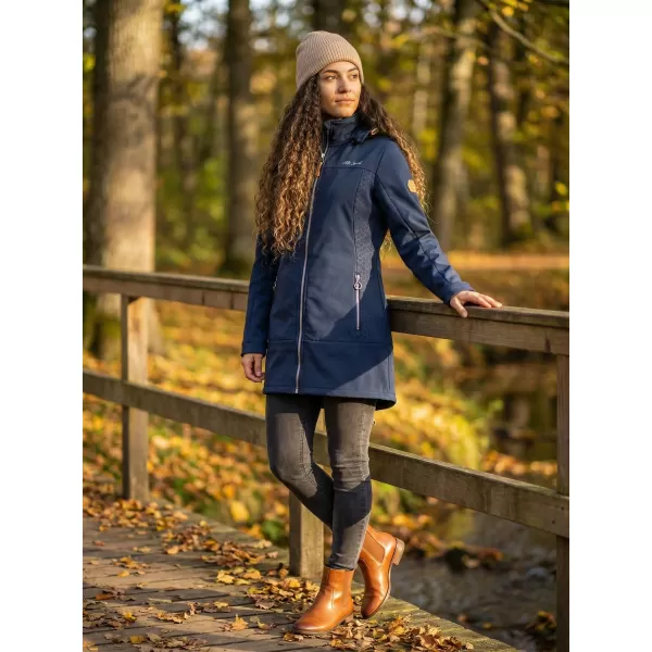  Női softshell kabát ALTISPORT CIARA SÖTÉTKÉK/EZÜST 