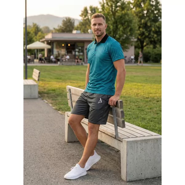  Férfi prémium funkcionális rövidnadrág ALTISPORT VOJ/ALM013KRA01 SZÜRKE 