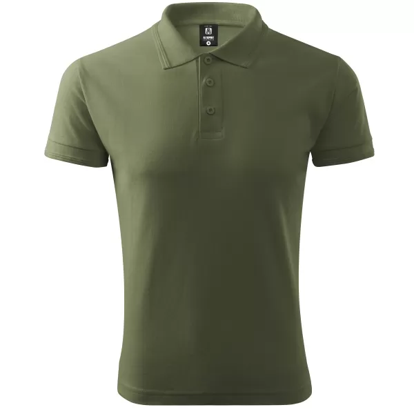  Férfi póló gallérral ALTISPORT NoPrint NP/ALM302 KHAKI 