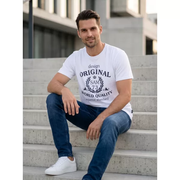  Férfi póló SAM 73 MAVERICK MT 838 FEHÉR 