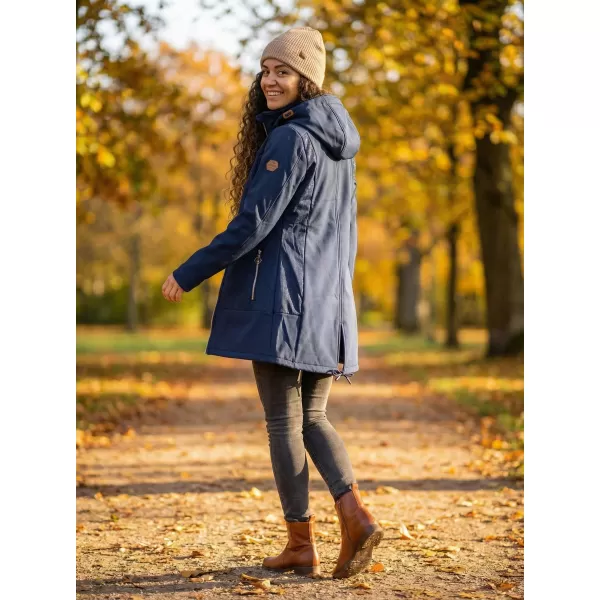  Női softshell kabát ALTISPORT CIARA SÖTÉTKÉK/EZÜST 