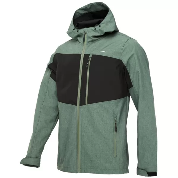  Férfi softshell kabát LOAP LADAN SFM2401 ZÖLD 