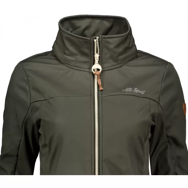  Női softshell kabát ALTISPORT CIARA KHAKI 