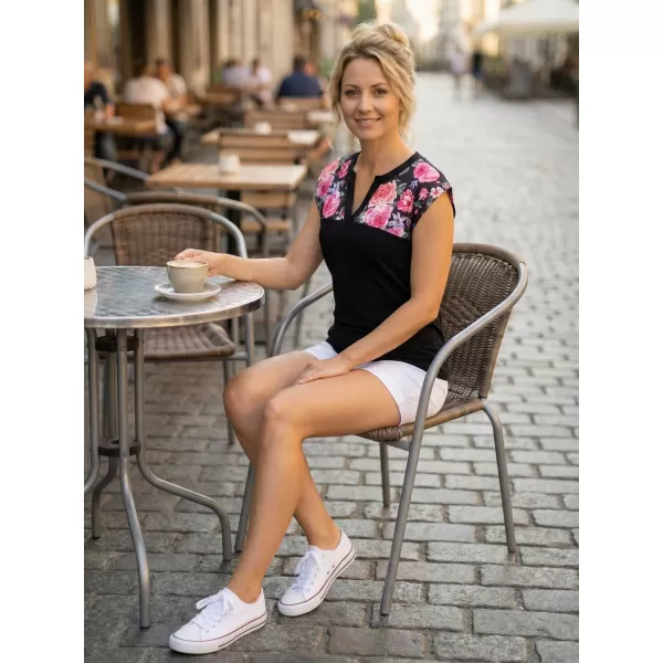  Női póló ALTISPORT CLARA FEKETE 