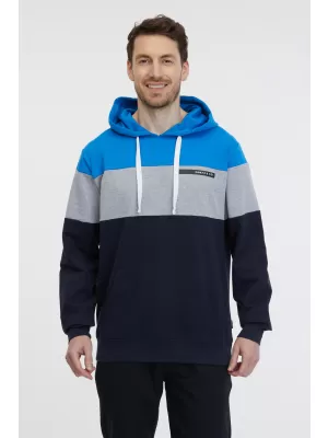 Férfi pulóver SAM 73 GERADO MM 750 FÉNYES KÉK