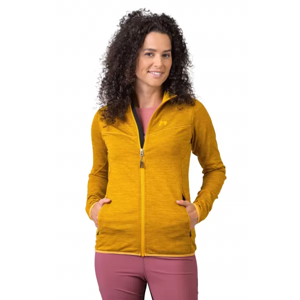  Női pulóver HANNAH DAGNYS HOODY ARANYSÁRGA MEL 