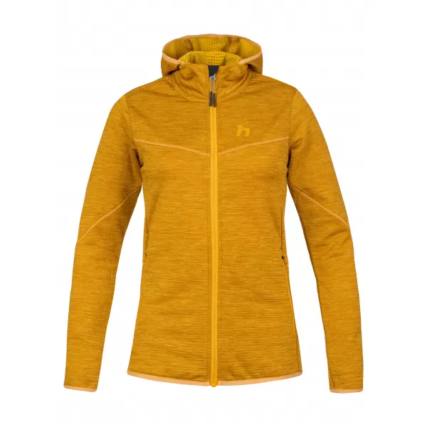  Női pulóver HANNAH DAGNYS HOODY ARANYSÁRGA MEL 