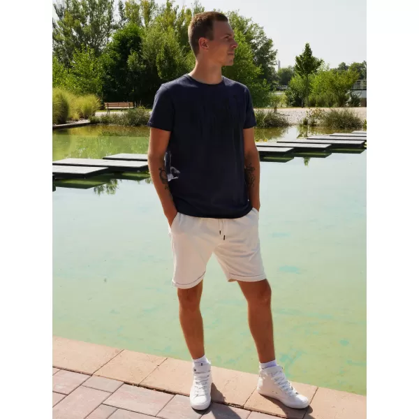  Férfi póló ALTISPORT CARLSON SÖTÉTKÉK 