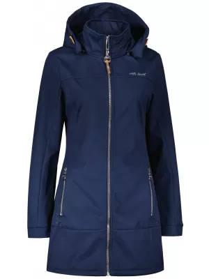 Női softshell kabát ALTISPORT CIARA SÖTÉTKÉK/EZÜST