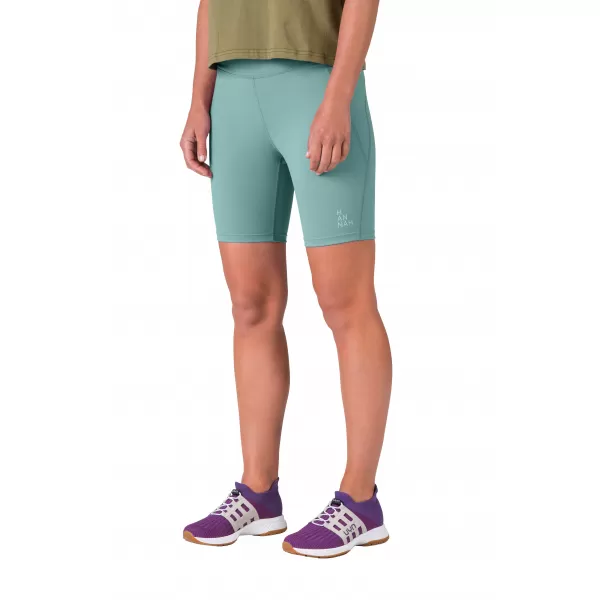  Rövid női leggings HANNAH LIS ZSÁLYA ZÖLD 