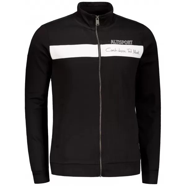  Férfi pulóver ALTISPORT CORDEL FEKETE 