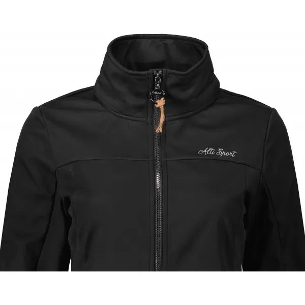  Női softshell kabát ALTISPORT CIARA FEKETE 
