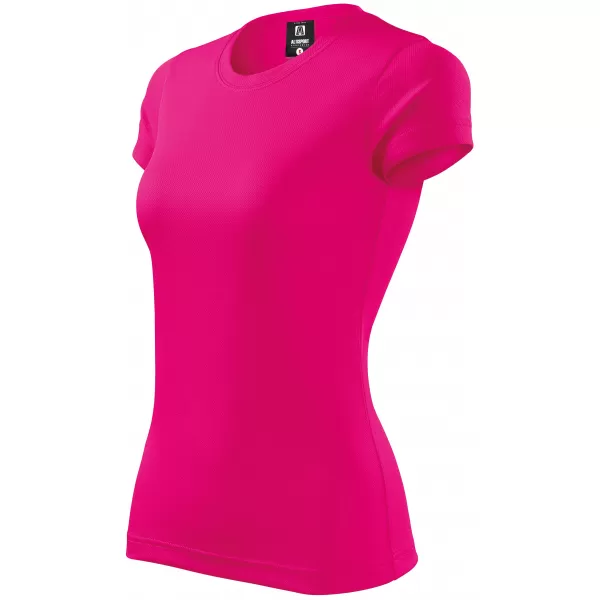  Funkcionális női póló ALTISPORT NoPrint NP/ALW041 NEON RÓZSASZÍN 