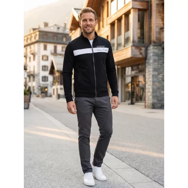  Férfi pulóver ALTISPORT CORDEL FEKETE 