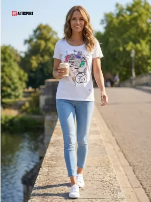 Női póló KIXMI SINDY FEKETE