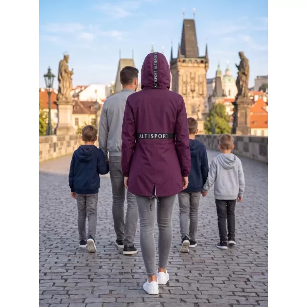  Női kabát ALTISPORT CHELSIE LILA 