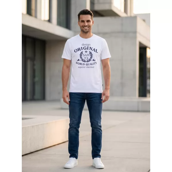  Férfi póló SAM 73 MAVERICK MT 838 FEHÉR 