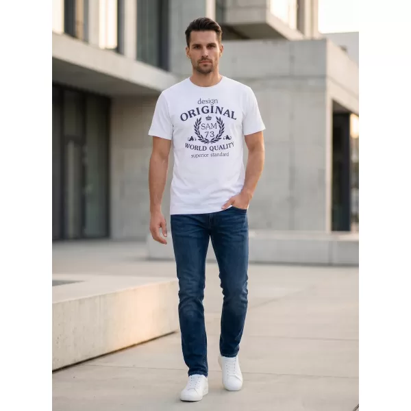  Férfi póló SAM 73 MAVERICK MT 838 FEHÉR 