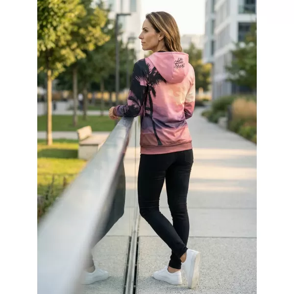  Prémium funkcionális női pulóver ALTISPORT VOJ/ALW030MI01 RÓZSASZÍN 