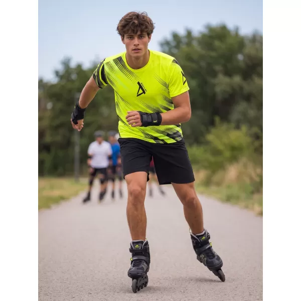  Férfi funkcionális prémium póló ALTISPORT VOJ/ALM028TR01 NEON SÁRGA 