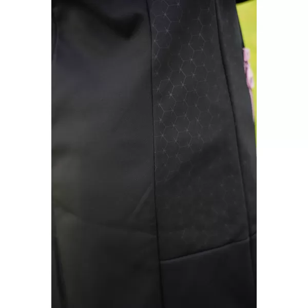 Női softshell kabát ALTISPORT CIARA FEKETE/RÓZSASZÍN 