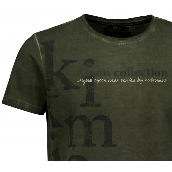  Férfi póló KIXMI SANDER KHAKI 