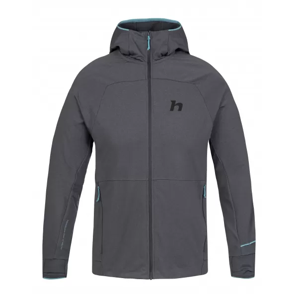  Férfi pulóver HANNAH ETHAN HOODY ANTRACIT MEL 