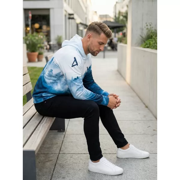  Férfi prémium funkcionális pulóver ALTISPORT VOJ/ALM030MI01 KÉK 
