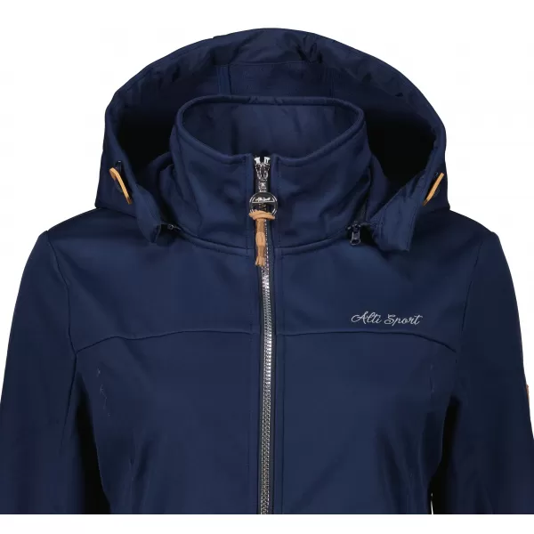  Női softshell kabát ALTISPORT CIARA SÖTÉTKÉK/EZÜST 