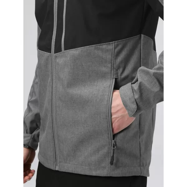  Férfi softshell kabát LOAP LADAN SFM2401 SZÜRKE 