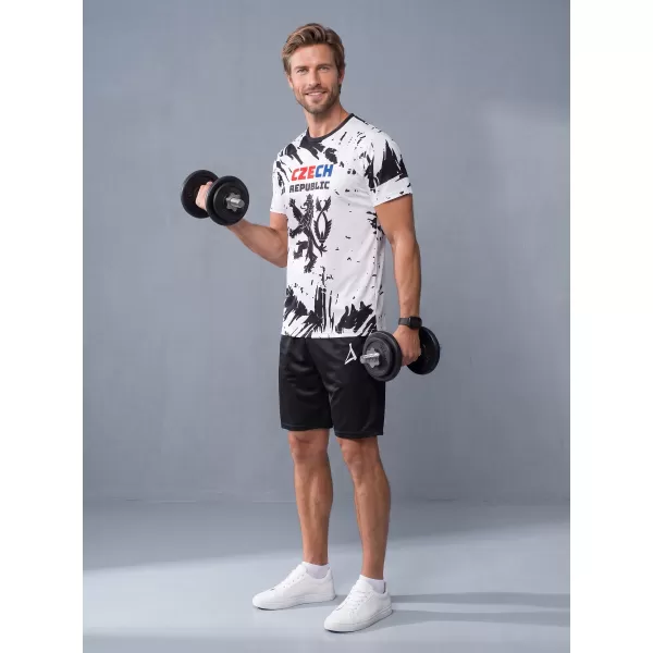  Férfi prémium funkcionális póló ALTISPORT x CZE VOJ/ALM036TR01 ABSZTRAKCIÓ 