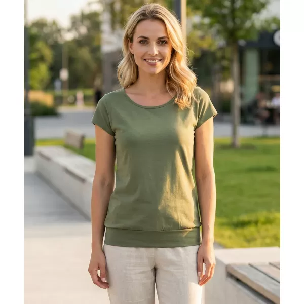  Női póló ALTISPORT NP/ALW021 KHAKI 